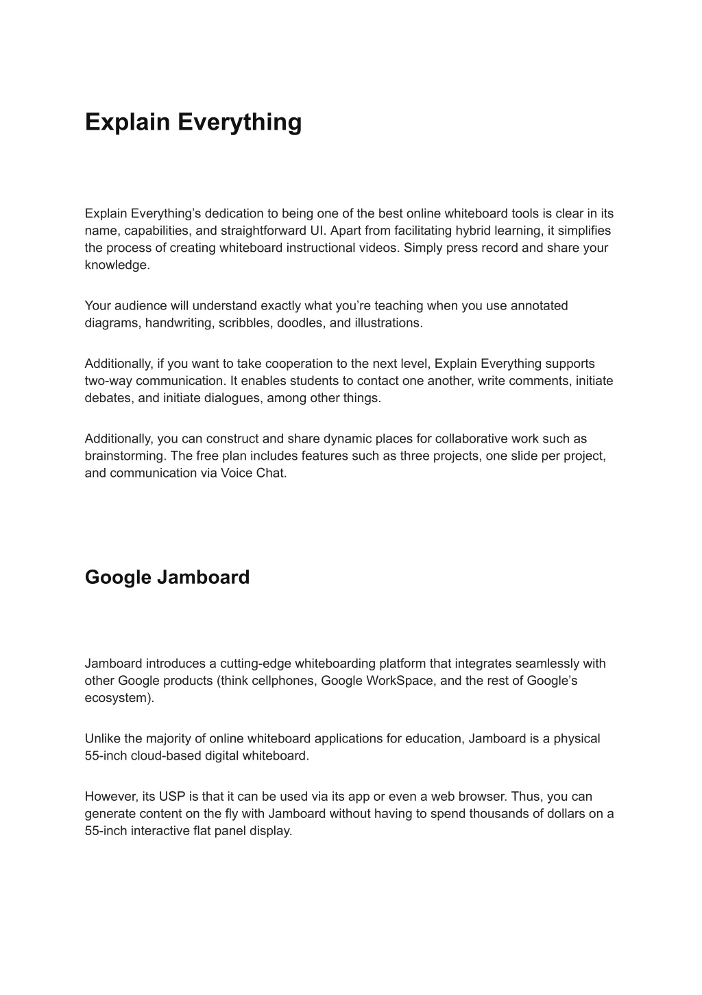 PPT - 10 best online whiteboard for education - Google Docs PowerPoint ...