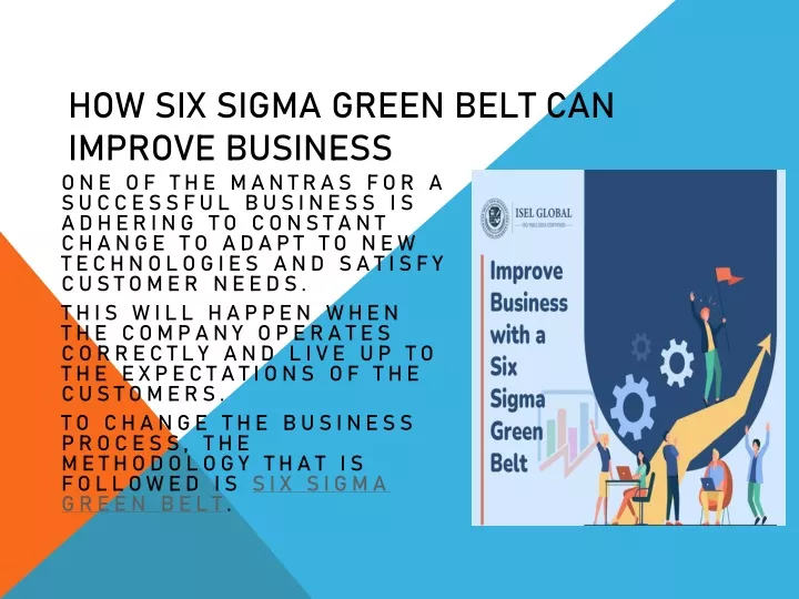 green belt powerpoint presentation