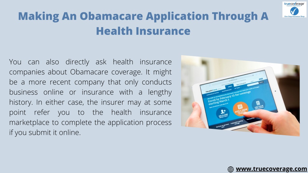 Ppt Various Ways To Apply For Obamacare Insurance Plans Powerpoint Presentation Id 11651400