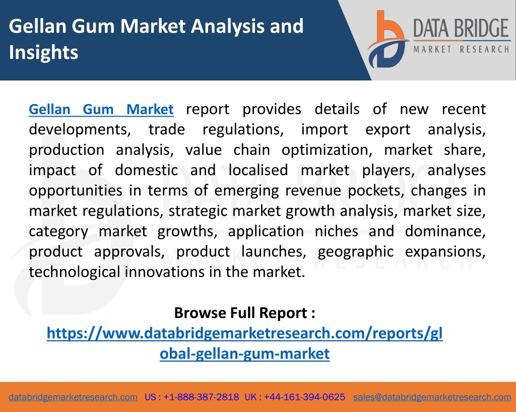 PPT - Gellan Gum Market PowerPoint Presentation, free download - ID ...