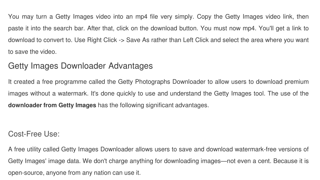 getty video downloader