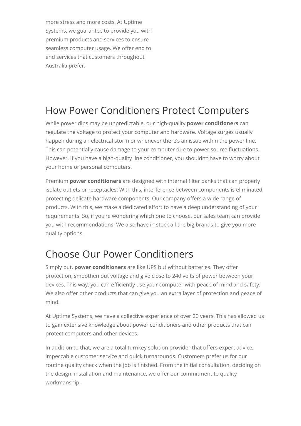 PPT Power Conditioners PowerPoint Presentation, free download ID