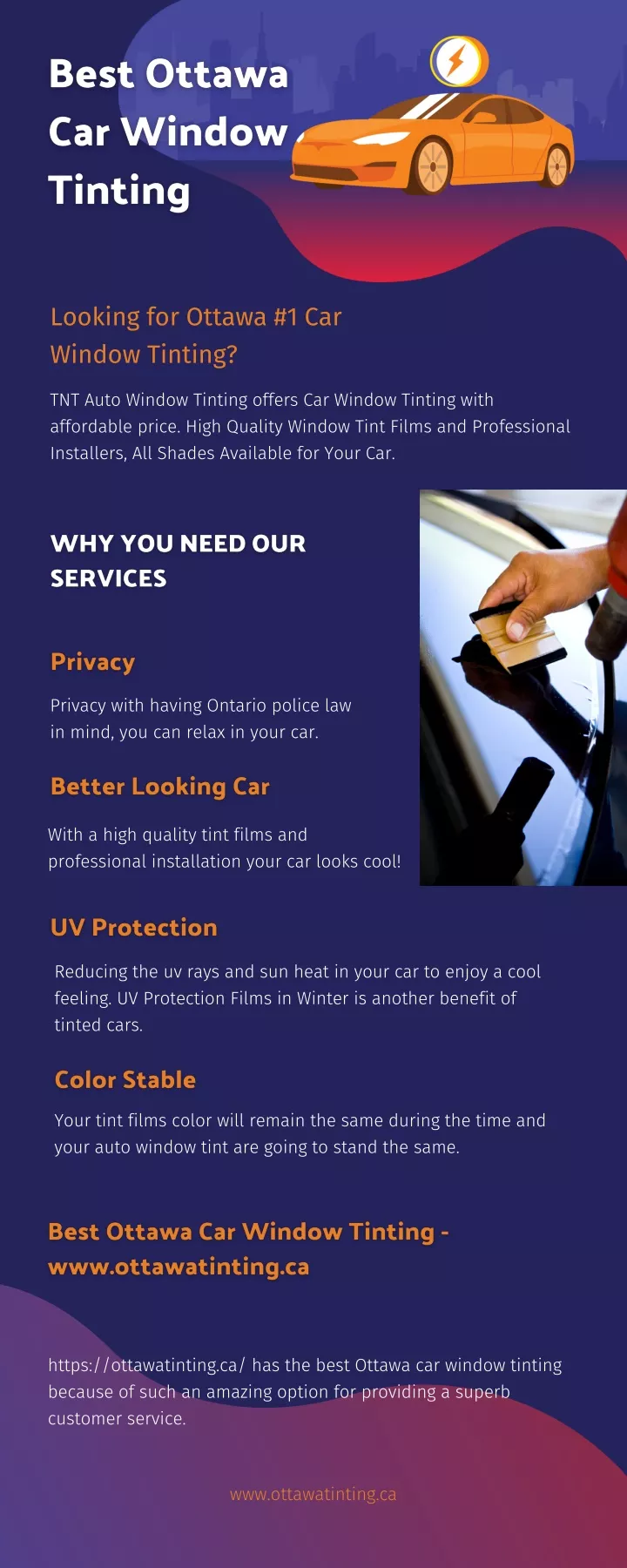 PPT Best Ottawa Car Window Tinting www.ottawatinting.ca PowerPoint