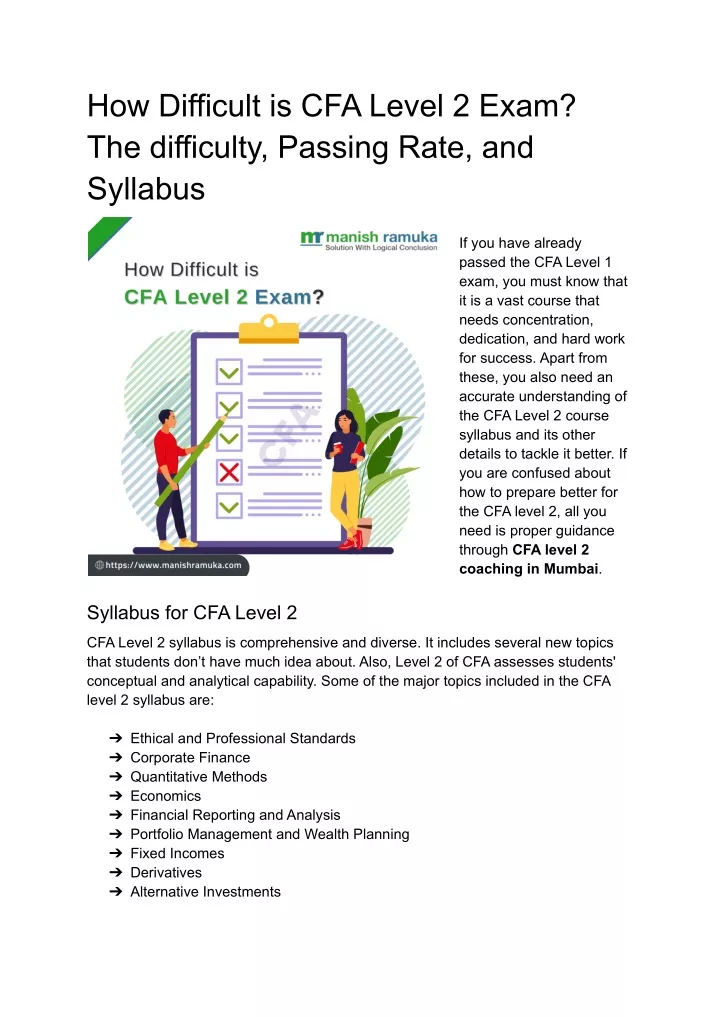 PPT How Difficult Is CFA Level 2 Exam PowerPoint Presentation Free 