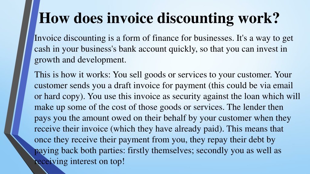 ppt-invoice-discounting-the-benefits-of-a-quicker-pay-cycle