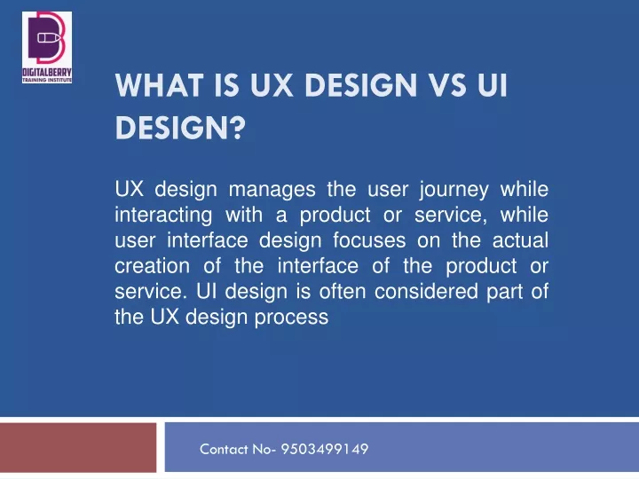 PPT - Basic To Advance UI UX Design Course In Pune With 100% Placement ...