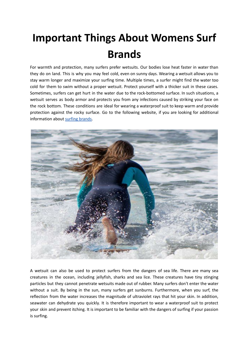 PPT Important Things About Womens Surf Brands PowerPoint Presentation