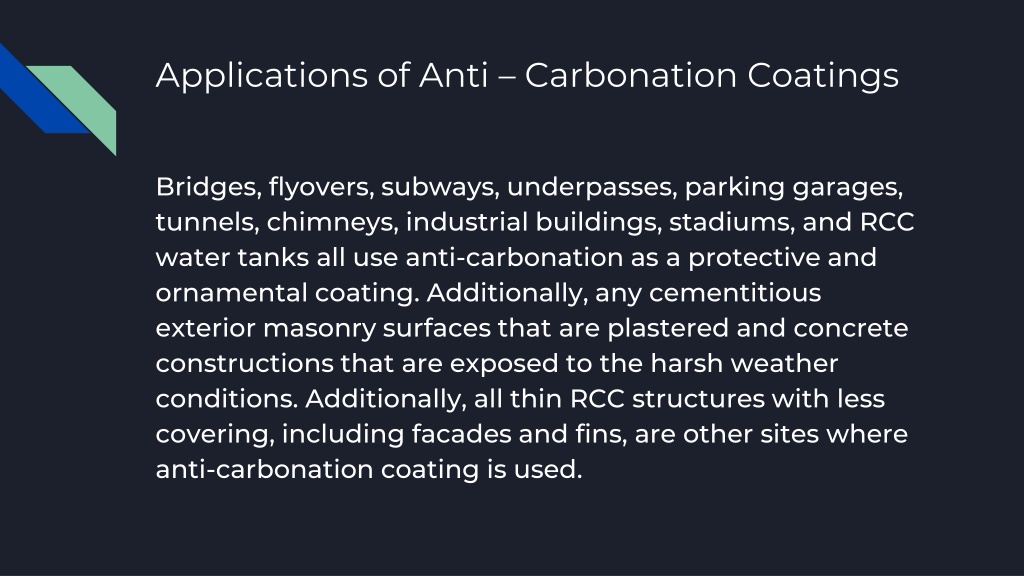 PPT - Anti-carbonation Coatings Advantages And Uses PowerPoint ...