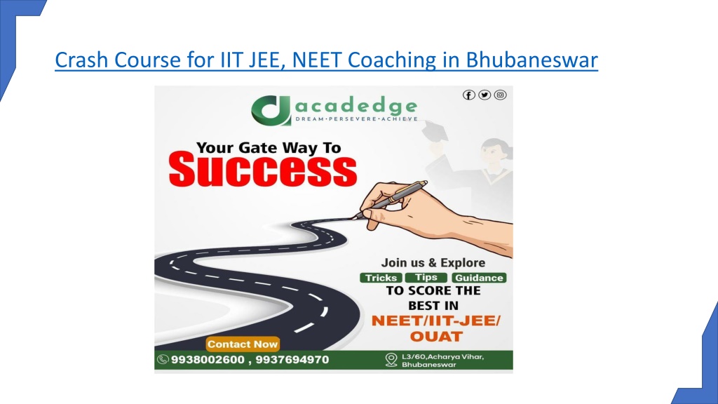 PPT - Crash Course For NEET In Bhubaneswar - Acadedge PowerPoint ...