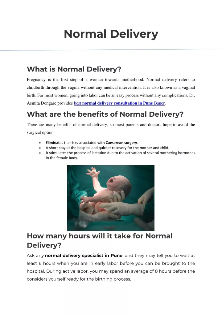 normal delivery case study ppt