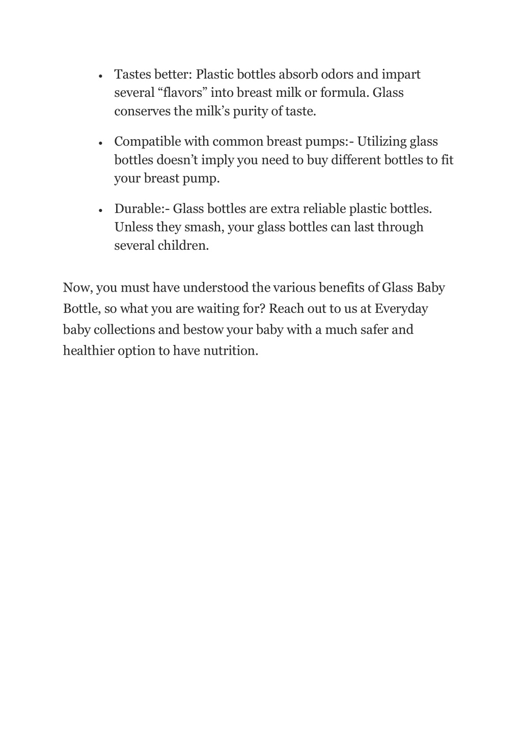 PPT The benefits of glass baby bottles PowerPoint Presentation, free
