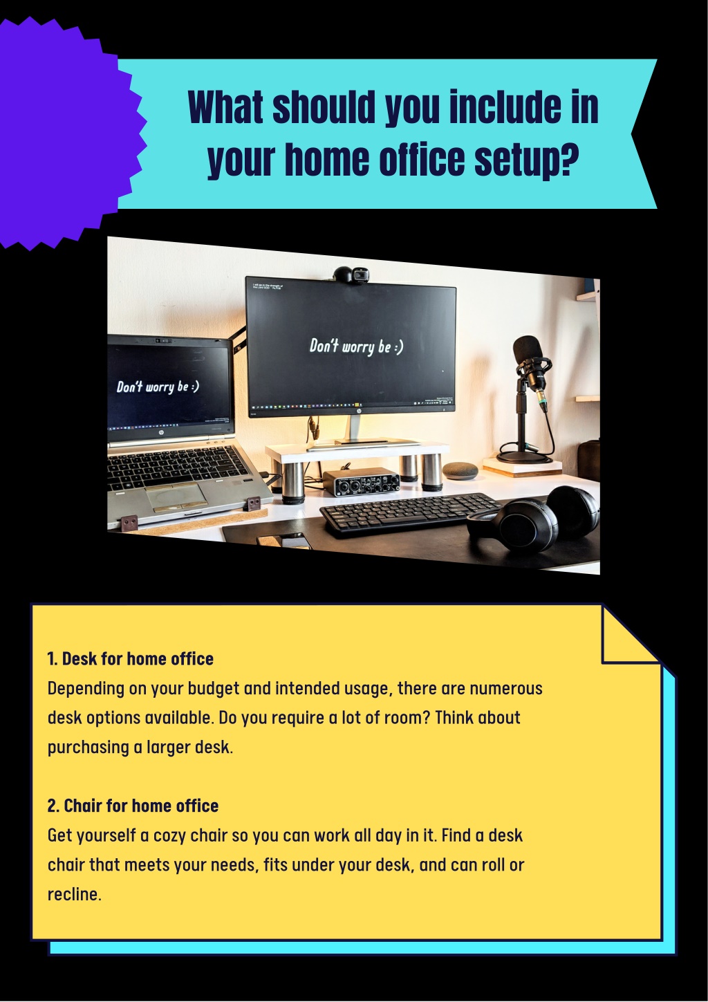 PPT - Home Office setup PowerPoint Presentation, free download - ID ...