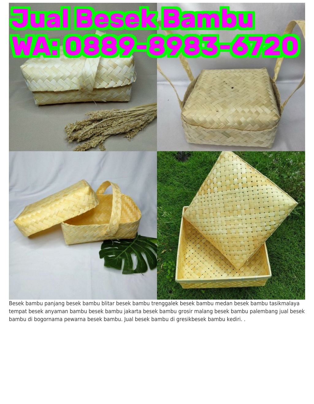 Ppt ౦889·898ᣮ·6ᜪ2౦ Wa Jual Besek Bambu Di Bali Grosir Besek Bambu