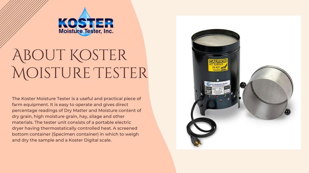 PPT Accurate Moisture Tester PowerPoint Presentation, free download