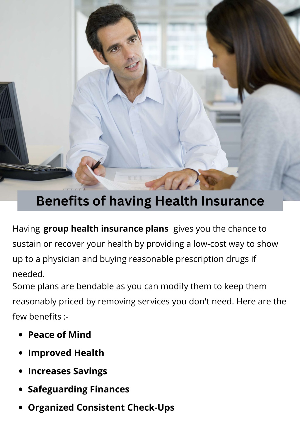 Ppt Benefits Of Having Health Insurance Powerpoint Presentation Free Download Id11662475 8310