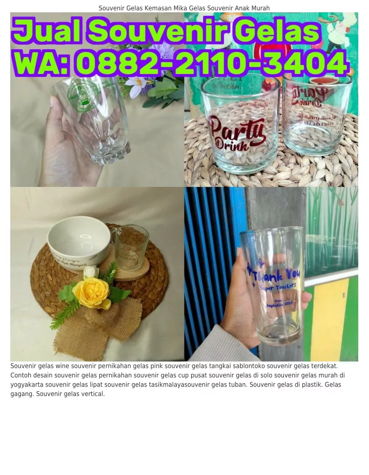 Ppt ౦882•211౦•3ㄐ౦ㄐ Wa Souvenir Gelas Mug Pekalongan Cara Bikin Souvenir Gelas Powerpoint 0042