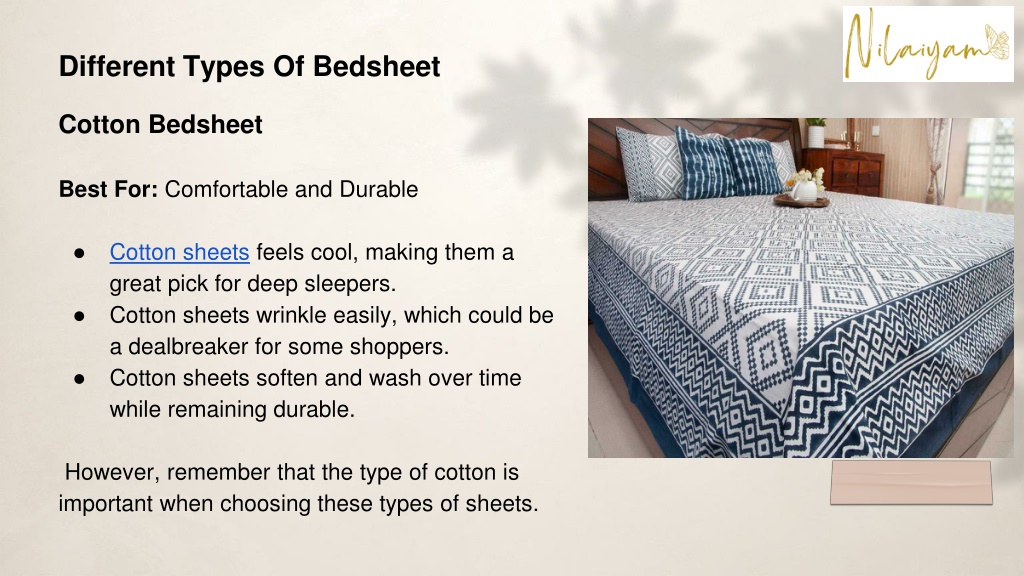 PPT - 5 Different Type Of Bedsheets PowerPoint Presentation, free ...