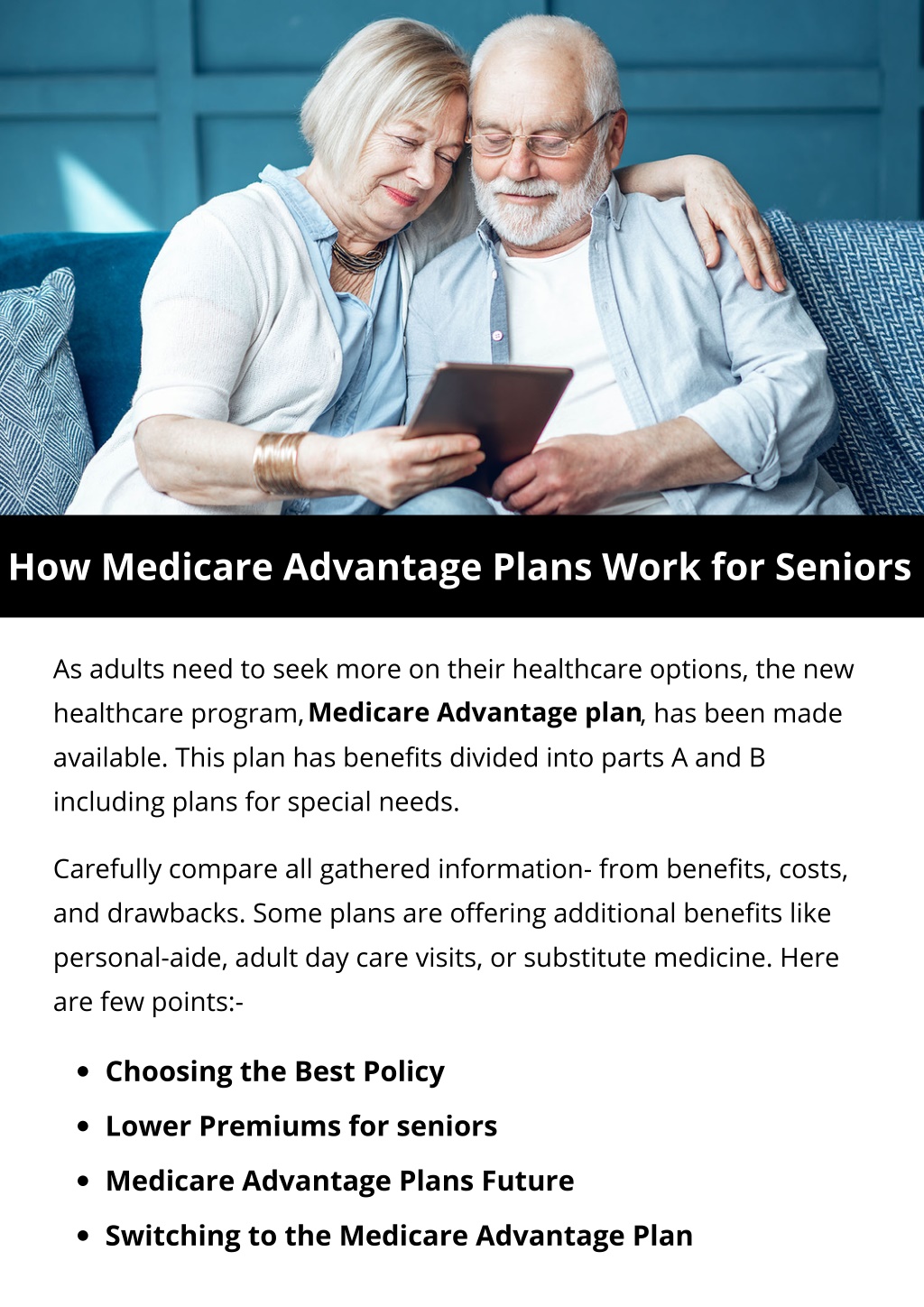 PPT - How Medicare Advantage Plans Work for Seniors PowerPoint ...