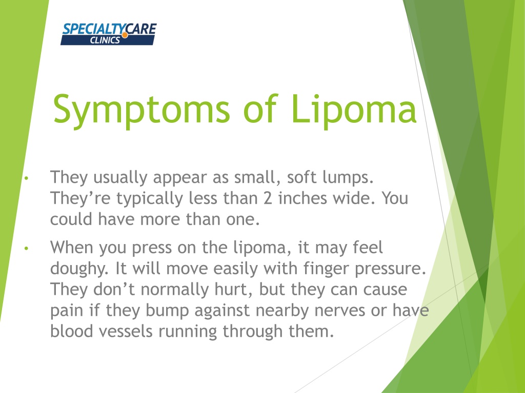 PPT - What are the Main Symptoms of Lipoma (Fatty Tumor)? PowerPoint ...