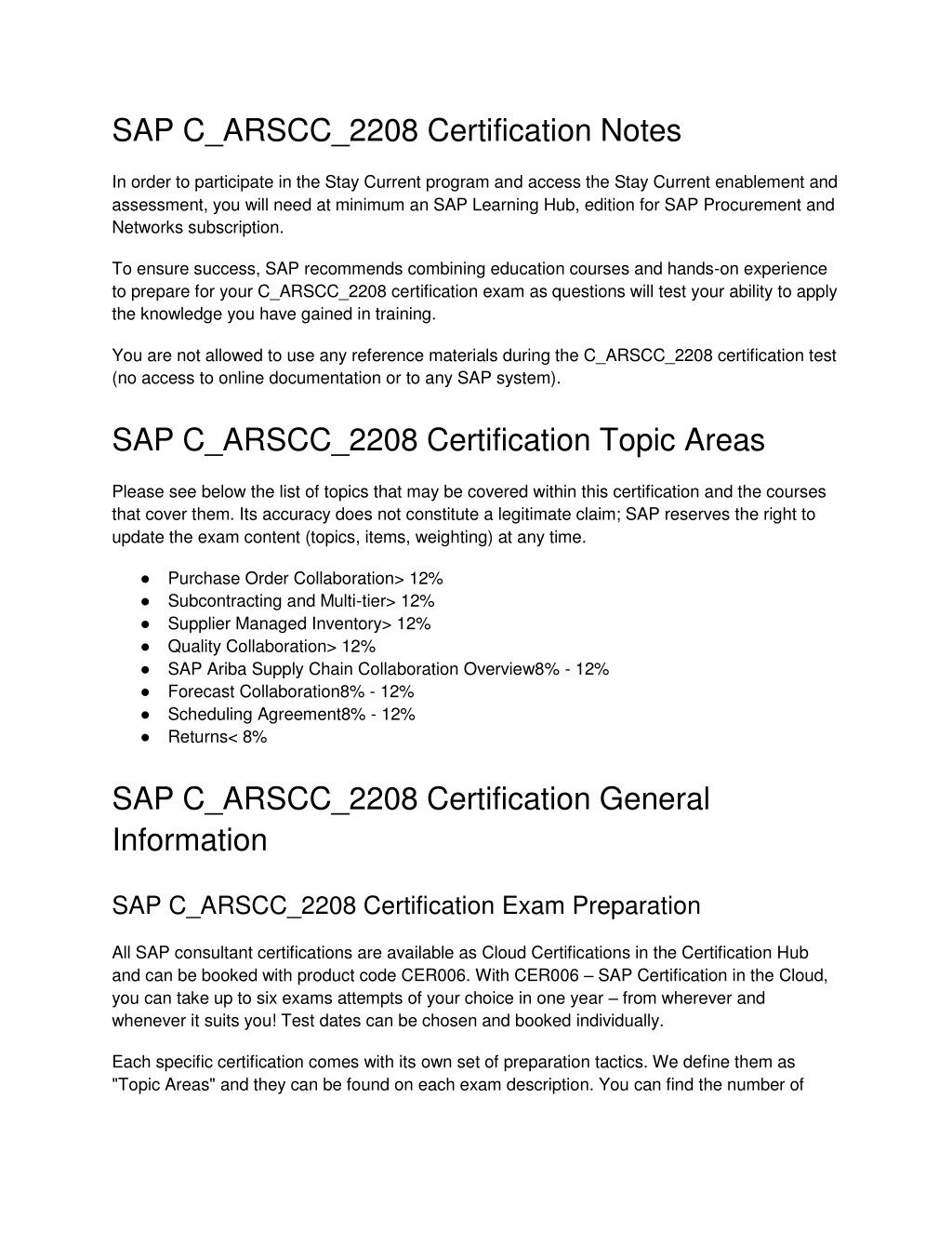 Latest C-ARSCC-2302 Test Testking