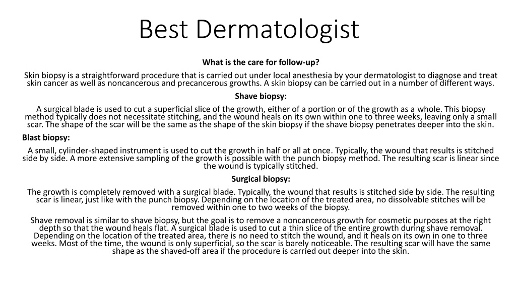 PPT - Best Dermatologist PowerPoint Presentation, free download - ID ...