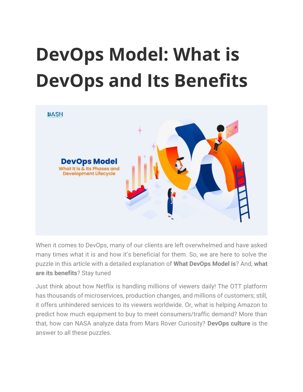 PPT DevOps Model What is DevOps and Its Benefits PowerPoint