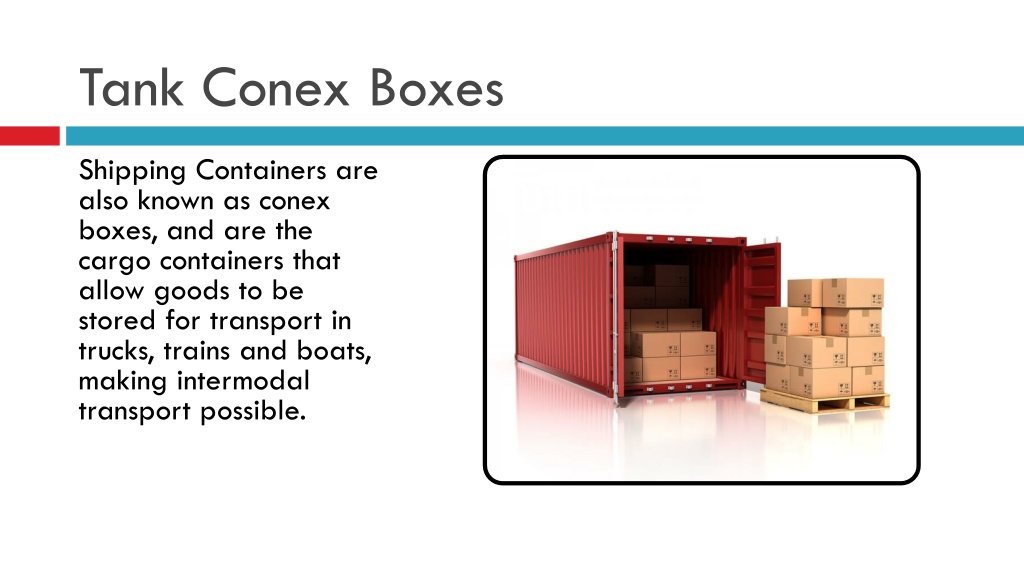 Ppt what is a conex box powerpoint presentation free download id