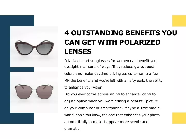 PPT - 4 Outstanding Benefits You Can Get with Polarized Lenses ...