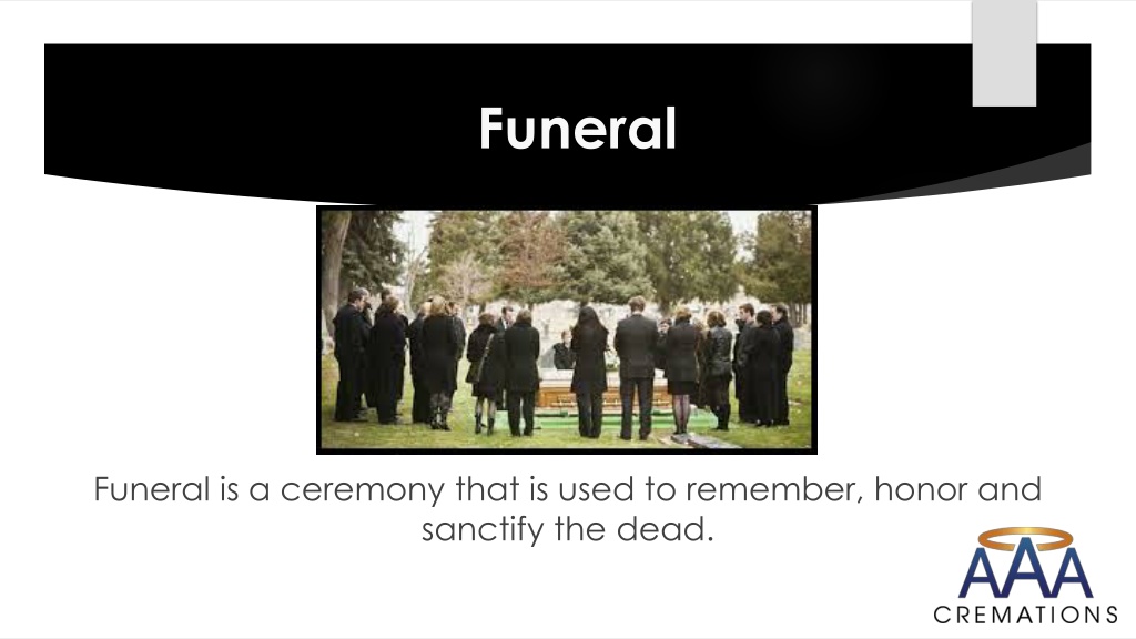 PPT - Difference Between Burial, Funeral & Cremation PowerPoint ...