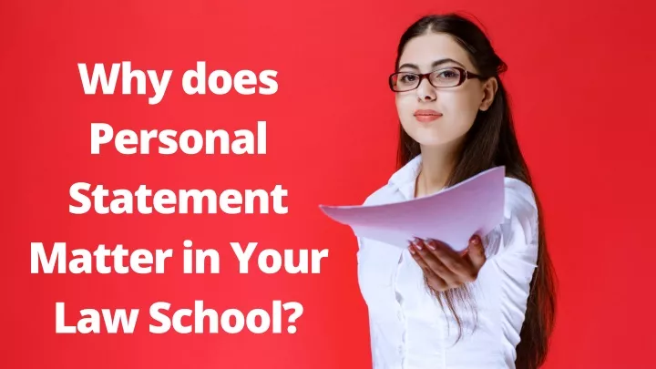 how much does a personal statement matter