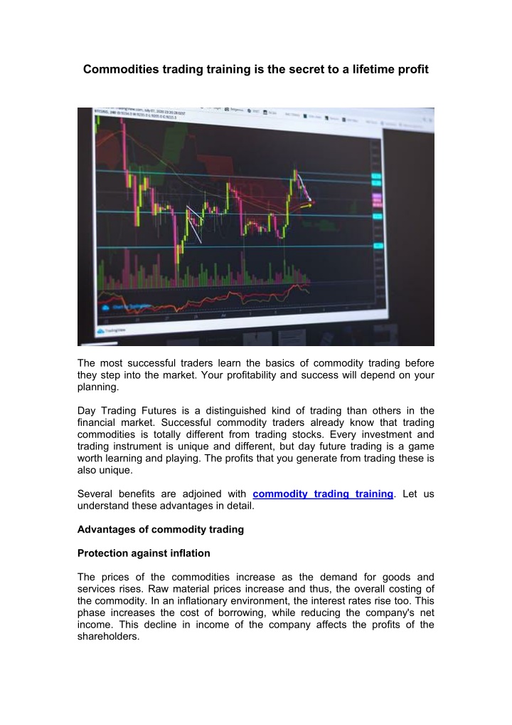 Commodities Trading Course