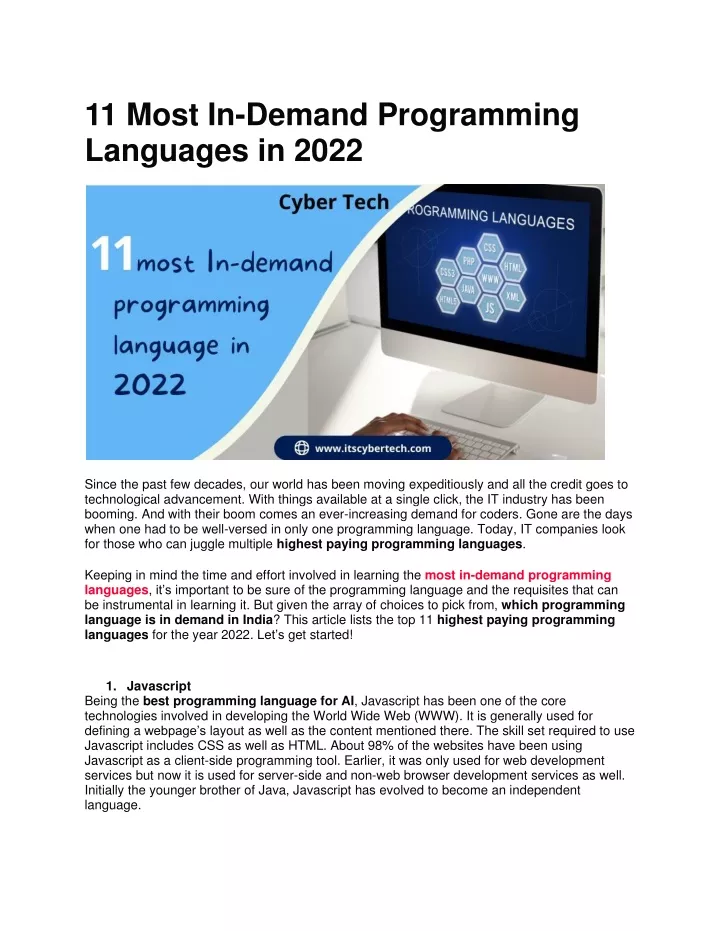 PPT - highest paying programming languages PowerPoint Presentation ...