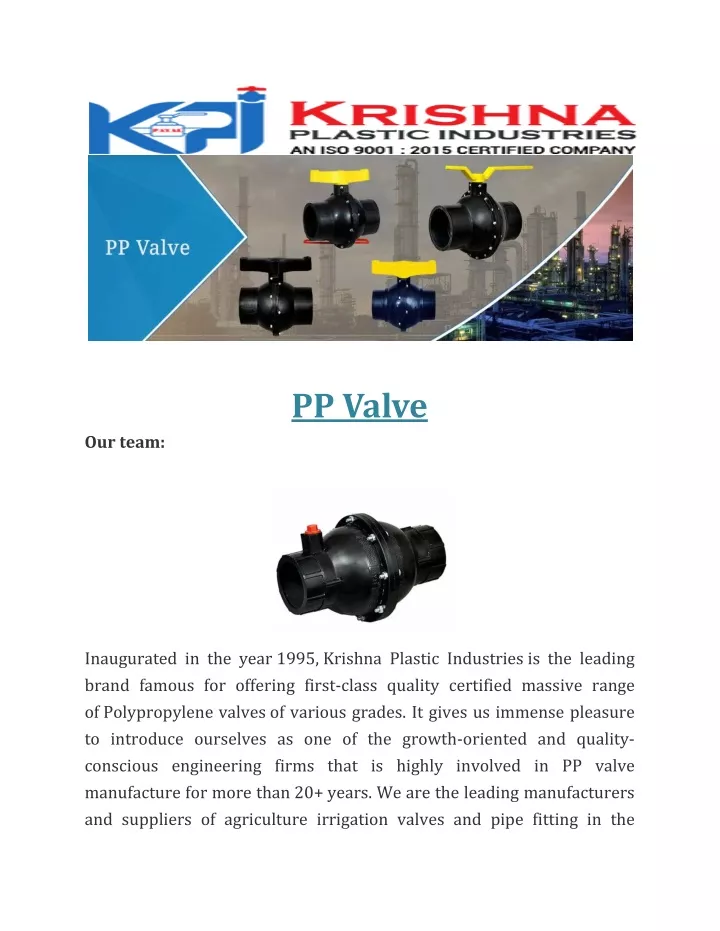 PPT PP Valve kpi PowerPoint Presentation, free download ID11671781