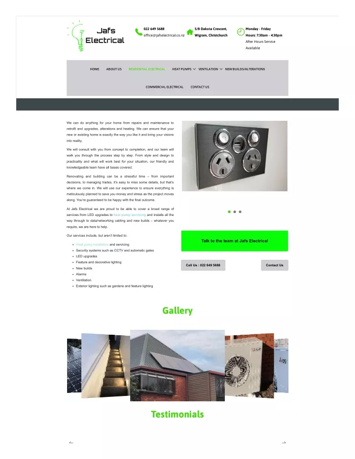 PPT Christchurch Residential Electrician Services PowerPoint