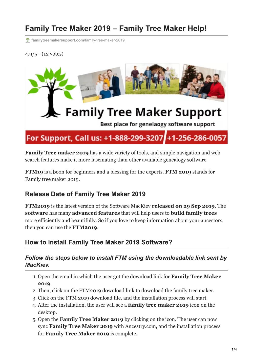 PPT - Family Tree Maker 2019 Family Tree Maker Help PowerPoint ...