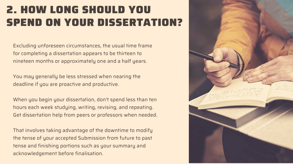 how long to spend on dissertation