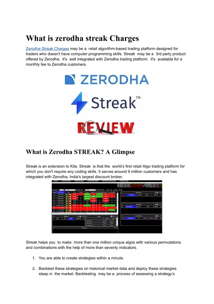 presentation on zerodha