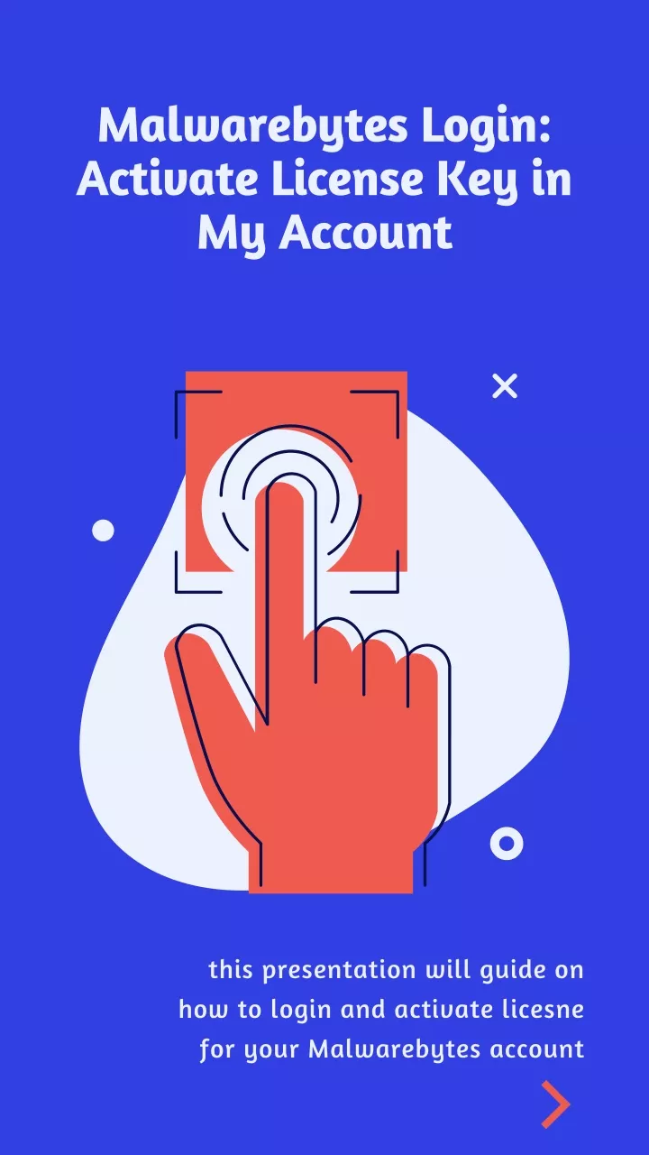 PPT Malwarebytes Login Activate License Key in My Account PowerPoint
