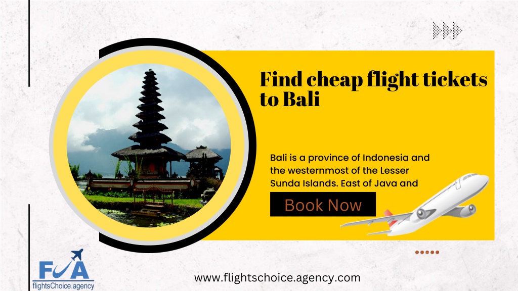 PPT - Find cheap flight tickets to Bali PowerPoint Presentation, free ...