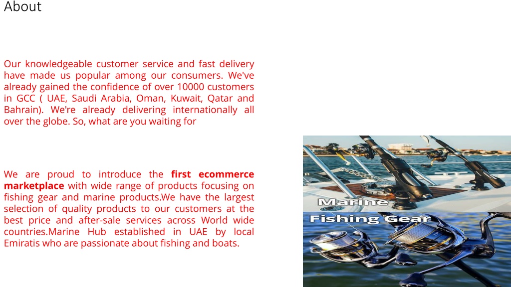 PPT Fishing Shop Dubai PowerPoint Presentation, free