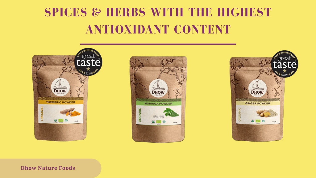 PPT - Anti-Oxidant Packed Spices & Herbs to Maintain Health PowerPoint ...