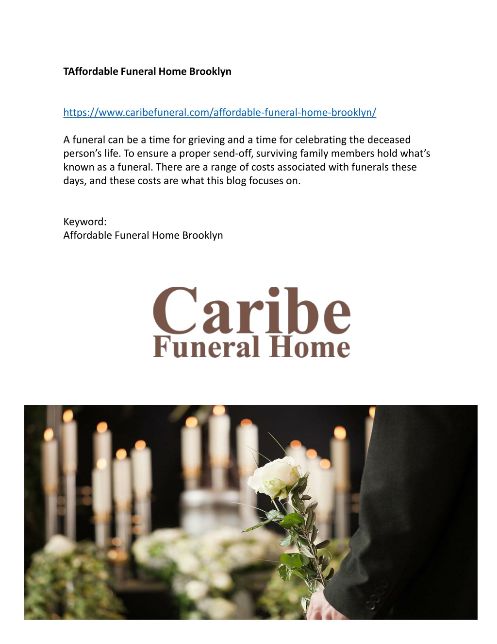 PPT Affordable Funeral Home Brooklyn PowerPoint Presentation, free