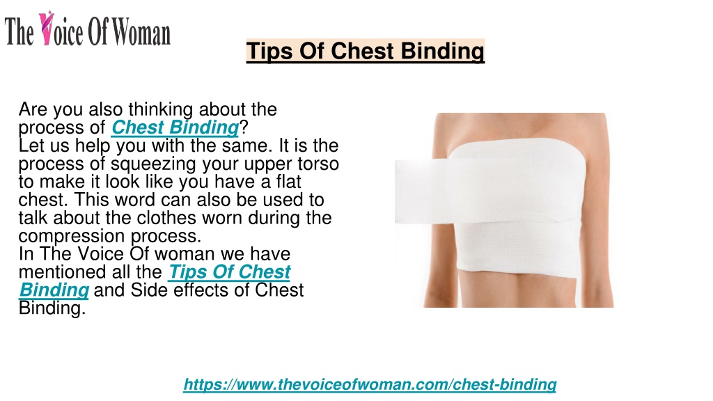 Ppt Tips Of Chest Binding Powerpoint Presentation Free Download Id 11676547