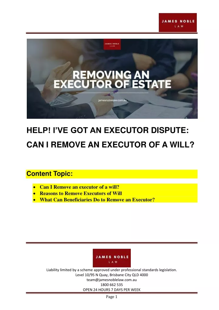 ppt-help-i-have-got-an-executor-dispute-can-i-remove-an-executor-of