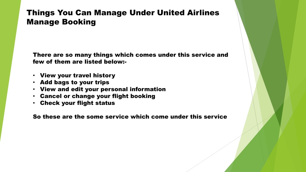 manage my trip united airlines