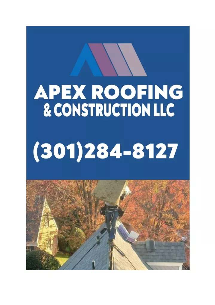 PPT Apex Roofing and Construction PowerPoint Presentation, free