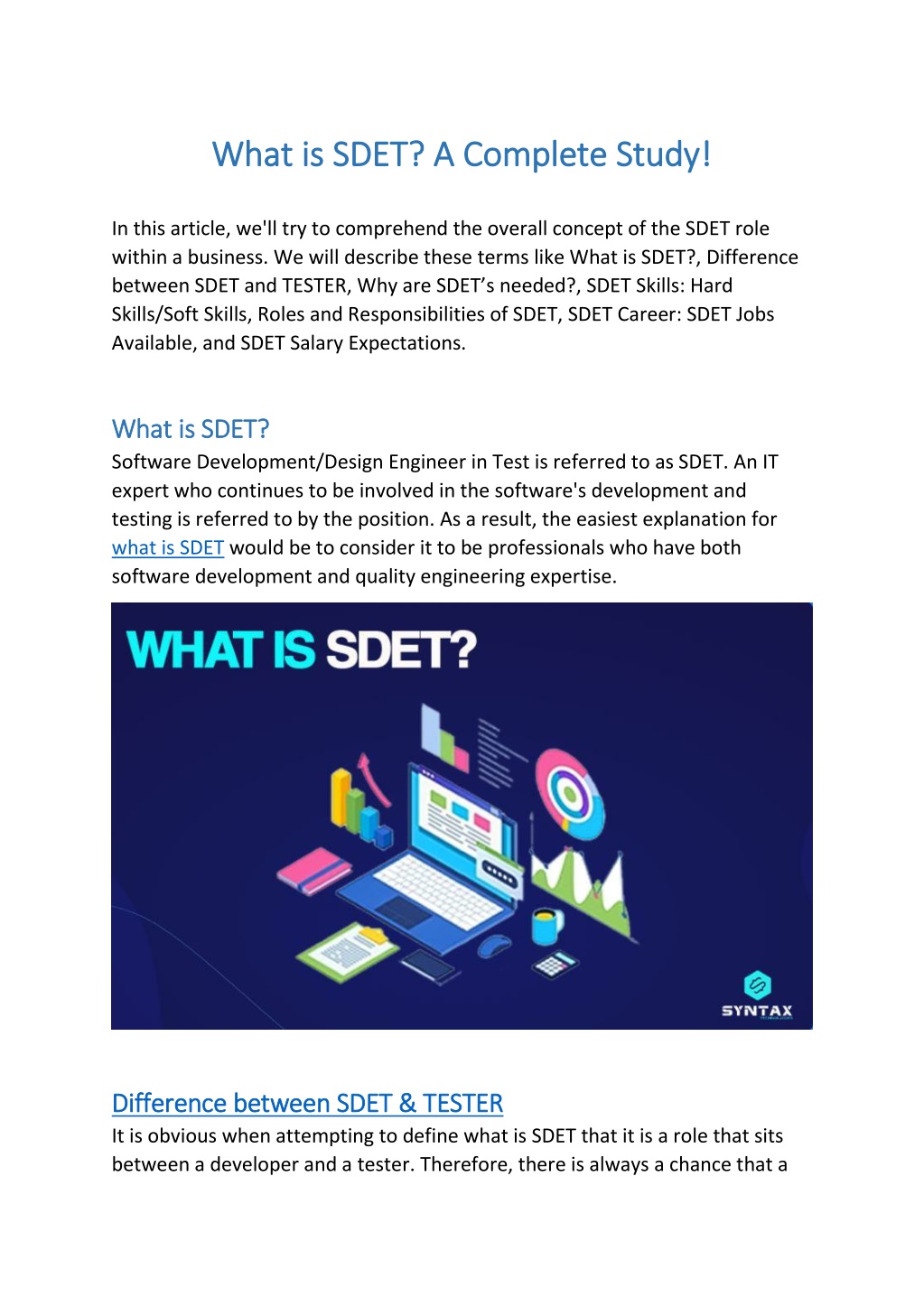 PPT - What Is SDET PowerPoint Presentation, Free Download - ID:11677336