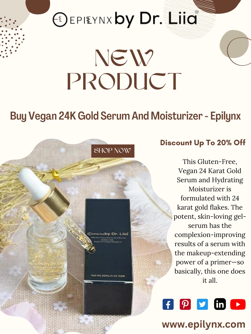 PPT - Buy Vegan 24K Gold Serum And Moisturizer - Epilynx PowerPoint ...