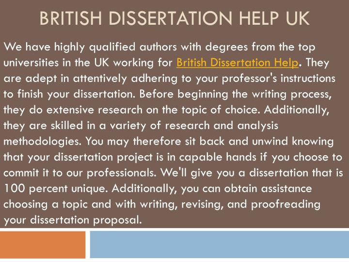 british dissertation help reviews