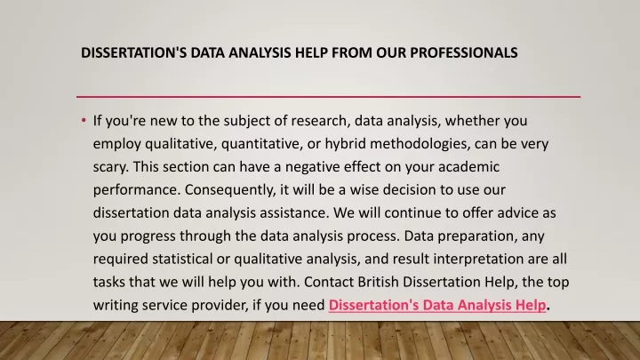 dissertation topics in data analytics